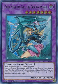 Dark Magician Girl the Dragon Knight (Alternate Art) (Green) - Dragons of Legend: The Complete Series (DLCS) #DLCS-EN006 - Ultra Rare YuGiOh Trading Card