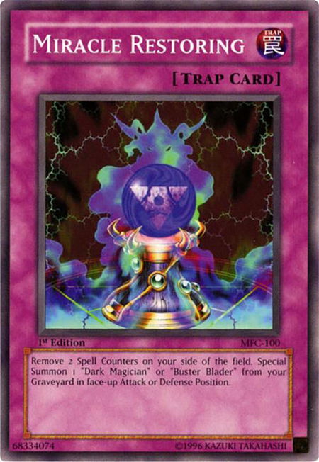 Miracle Restoring - Magician's Force YuGiOh trading card