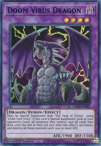 Doom Virus Dragon (Purple) - Dragons of Legend: The Complete Series (DLCS) #DLCS-EN055 - Ultra Rare YuGiOh Trading Card