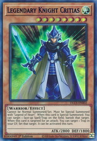 Legendary Knight Critias (Green) - Dragons of Legend: The Complete Series (DLCS) #DLCS-EN002 - Ultra Rare YuGiOh Trading Card
