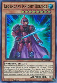 Legendary Knight Hermos (Green) - Dragons of Legend: The Complete Series (DLCS) #DLCS-EN003 - Ultra Rare YuGiOh Trading Card