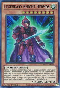 Legendary Knight Hermos (Purple) - Dragons of Legend: The Complete Series (DLCS) #DLCS-EN003 - Ultra Rare YuGiOh Trading Card