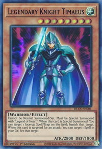 Legendary Knight Timaeus (Blue) - Dragons of Legend: The Complete Series (DLCS) #DLCS-EN001 - Ultra Rare YuGiOh Trading Card