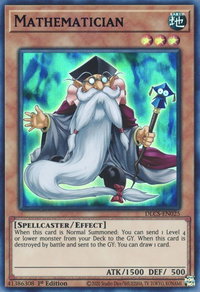 Mathematician (Blue) - Dragons of Legend: The Complete Series (DLCS) #DLCS-EN025 - Ultra Rare YuGiOh Trading Card