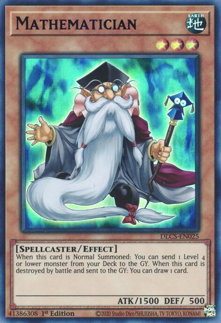 Mathematician (Blue) - Dragons of Legend: The Complete Series YuGiOh trading card