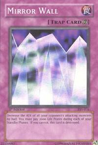 Mirror Wall trading card from Pharaoh's Servant Mirror Wall - Pharaoh's Servant YuGiOh trading card