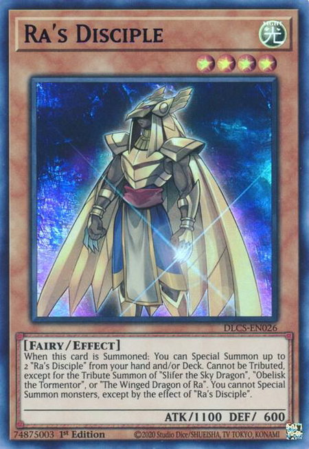 Ra's Disciple (Blue) - Dragons of Legend: The Complete Series YuGiOh trading card