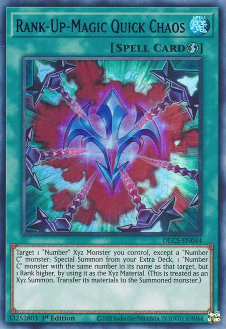 Rank-Up-Magic Quick Chaos (Purple) - Dragons of Legend: The Complete Series YuGiOh trading card