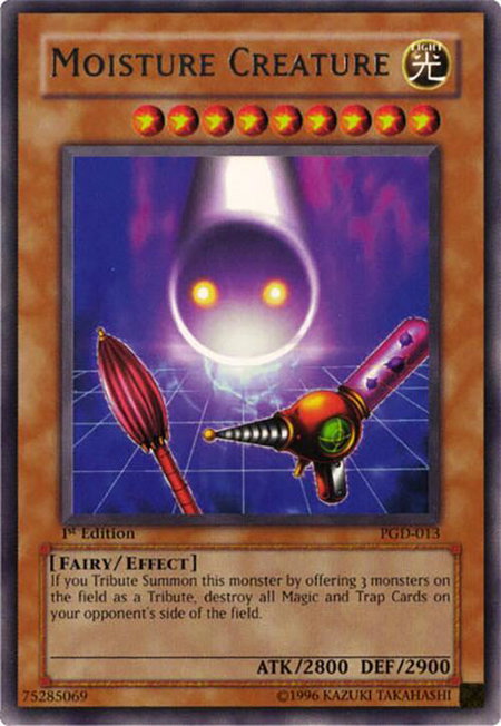 Moisture Creature trading card from Pharaonic Guardian Moisture Creature - Pharaonic Guardian YuGiOh trading card