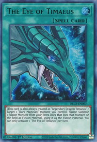 The Eye of Timaeus (Green) - Dragons of Legend: The Complete Series (DLCS) #DLCS-EN007 - Ultra Rare YuGiOh Trading Card