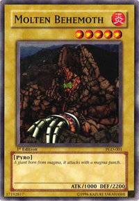 Molten Behemoth - Pharaonic Guardian (PGD) #PGD-001 - Common / Short Print YuGiOh Trading Card