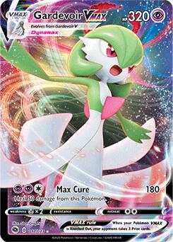 Gardevoir VMAX trading card from Champion's Path Gardevoir VMAX - Champion's Path Pokémon trading card