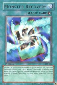 Monster Recovery trading card from Pharaoh's Servant Monster Recovery - Pharaoh's Servant YuGiOh trading card