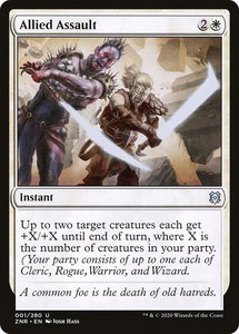 Allied Assault - Zendikar Rising (ZNR) #1 - Uncommon Magic: The Gathering Trading Card