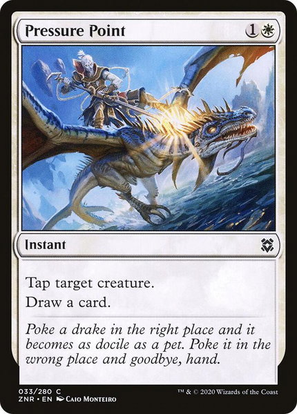 Pressure Point - Zendikar Rising Magic: The Gathering trading card