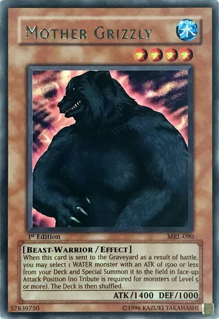 Mother Grizzly - Magic Ruler YuGiOh trading card