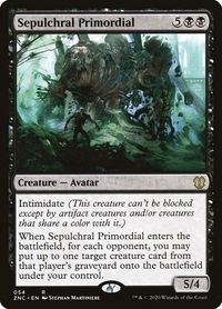 Sepulchral Primordial - Commander: Zendikar Rising (ZNC) #54 - Rare Magic: The Gathering Trading Card