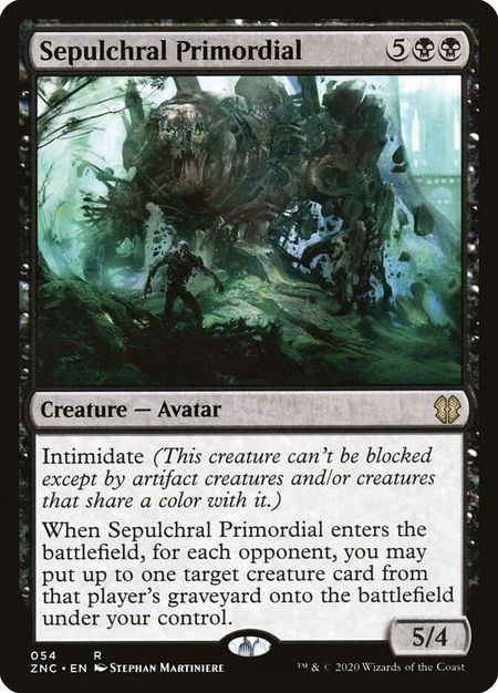 Sepulchral Primordial - Commander: Zendikar Rising Magic: The Gathering trading card