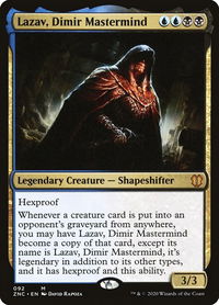 Lazav, Dimir Mastermind - Commander: Zendikar Rising (ZNC) #92 - Mythic Magic: The Gathering Trading Card