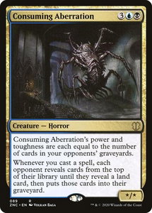 Consuming Aberration - Commander: Zendikar Rising (ZNC) #89 - Rare Magic: The Gathering Trading Card