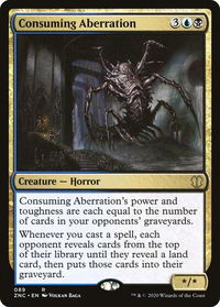 Consuming Aberration - Commander: Zendikar Rising (ZNC) #89 - Rare Magic: The Gathering Trading Card