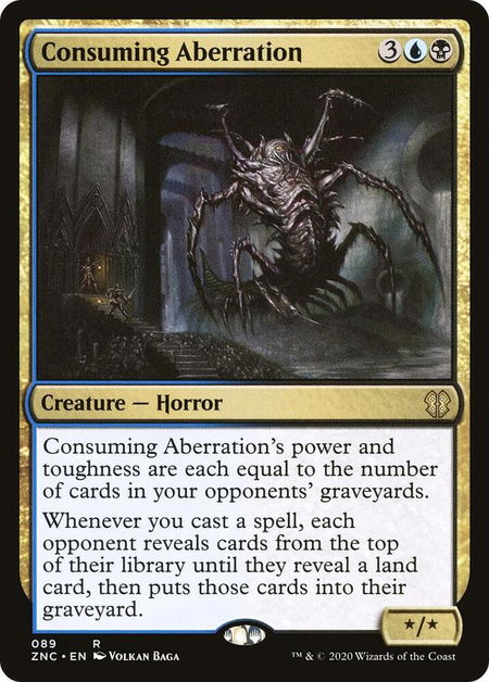 Consuming Aberration trading card from Commander: Zendikar Rising Consuming Aberration - Commander: Zendikar Rising Magic: The Gathering trading card