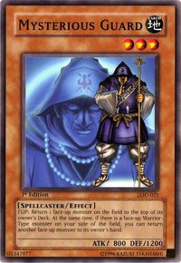 Mysterious Guard - Legacy of Darkness (LOD) #LOD-021 - Common / Short Print YuGiOh Trading Card