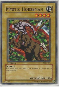 Mystic Horseman - Metal Raiders (MRD) #MRD-076 - Common / Short Print YuGiOh Trading Card