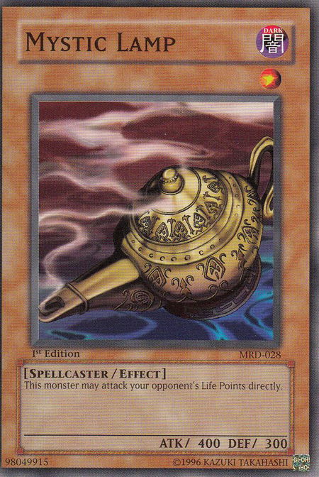 Mystic Lamp - Metal Raiders YuGiOh trading card
