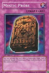 Mystic Probe trading card from Pharaoh's Servant Mystic Probe - Pharaoh's Servant YuGiOh trading card