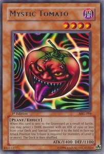 Mystic Tomato - Magic Ruler (MRL-EN) #MRL-094 - Rare YuGiOh Trading Card