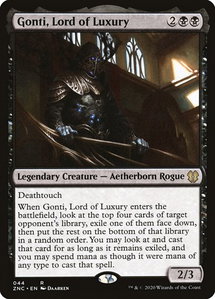 Gonti, Lord of Luxury - Commander: Zendikar Rising (ZNC) #44 - Rare Magic: The Gathering Trading Card