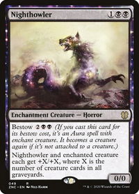 Nighthowler - Commander: Zendikar Rising (ZNC) #49 - Rare Magic: The Gathering Trading Card