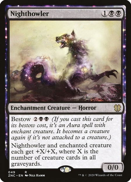 Nighthowler trading card from Commander: Zendikar Rising Nighthowler - Commander: Zendikar Rising Magic: The Gathering trading card