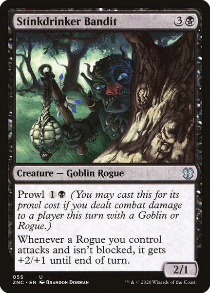 Stinkdrinker Bandit - Commander: Zendikar Rising Magic: The Gathering trading card