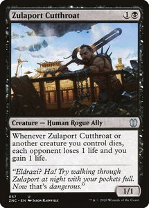 Zulaport Cutthroat - Commander: Zendikar Rising (ZNC) #57 - Uncommon Magic: The Gathering Trading Card