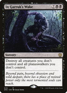 In Garruk's Wake - Commander: Zendikar Rising (ZNC) #45 - Rare Magic: The Gathering Trading Card