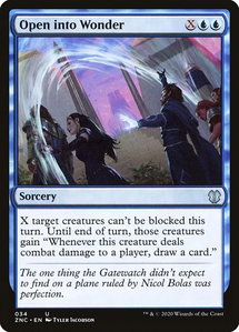Open into Wonder - Commander: Zendikar Rising (ZNC) #34 - Uncommon Magic: The Gathering Trading Card