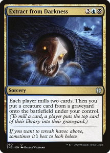 Extract from Darkness - Commander: Zendikar Rising (ZNC) #90 - Uncommon Magic: The Gathering Trading Card