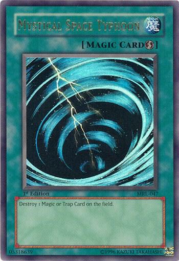 Mystical Space Typhoon - Magic Ruler YuGiOh trading card