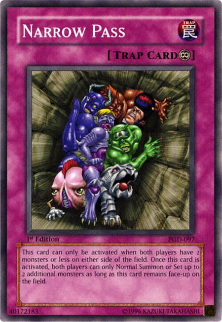 Narrow Pass - Pharaonic Guardian YuGiOh trading card