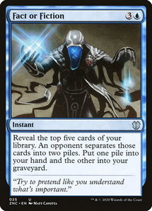 Fact or Fiction - Commander: Zendikar Rising (ZNC) #25 - Uncommon Magic: The Gathering Trading Card