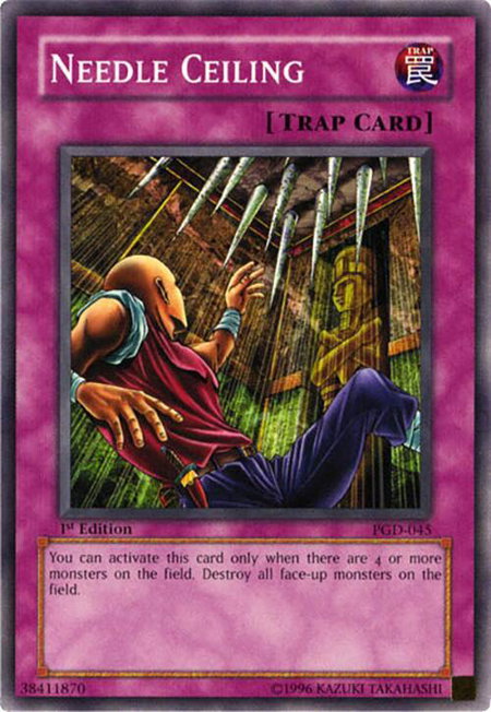Needle Ceiling trading card from Pharaonic Guardian Needle Ceiling - Pharaonic Guardian YuGiOh trading card