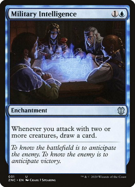 Military Intelligence - Commander: Zendikar Rising Magic: The Gathering trading card