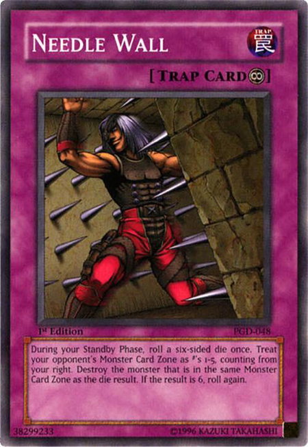 Needle Wall trading card from Pharaonic Guardian Needle Wall - Pharaonic Guardian YuGiOh trading card