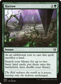 Harrow - Commander: Zendikar Rising (ZNC) #69 - Common Magic: The Gathering Trading Card