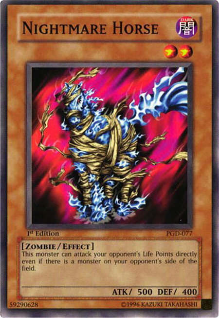 Nightmare Horse - Pharaonic Guardian YuGiOh trading card