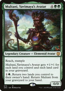 Multani, Yavimaya's Avatar - Commander: Zendikar Rising (ZNC) #75 - Mythic Rare Magic: The Gathering Trading Card