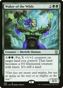 Waker of the Wilds - Commander: Zendikar Rising (ZNC) #86 - Rare Magic: The Gathering Trading Card