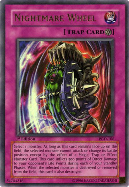 Nightmare Wheel - Pharaonic Guardian YuGiOh trading card